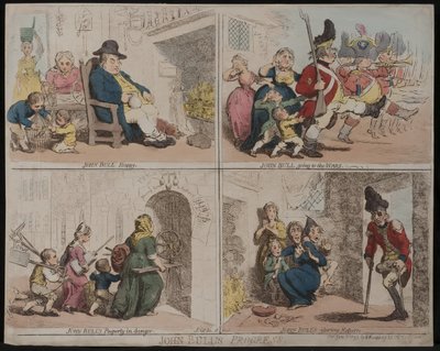 John Bulls Vooruitgang door James Gillray